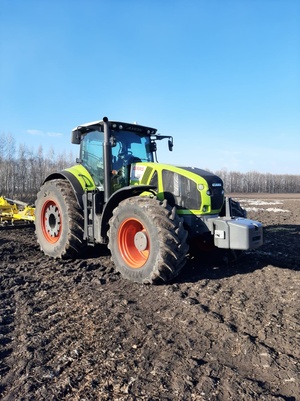 Демонстрация AXION 940 c культиватором Bednar Swifter 10000.