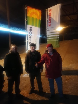 Демонстрационный показ трактора CLAAS SCORPION 1033 в Липецкой области