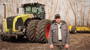 Трактор CLAAS XERION 5000 - наш большой видео обзор. Часть 1.