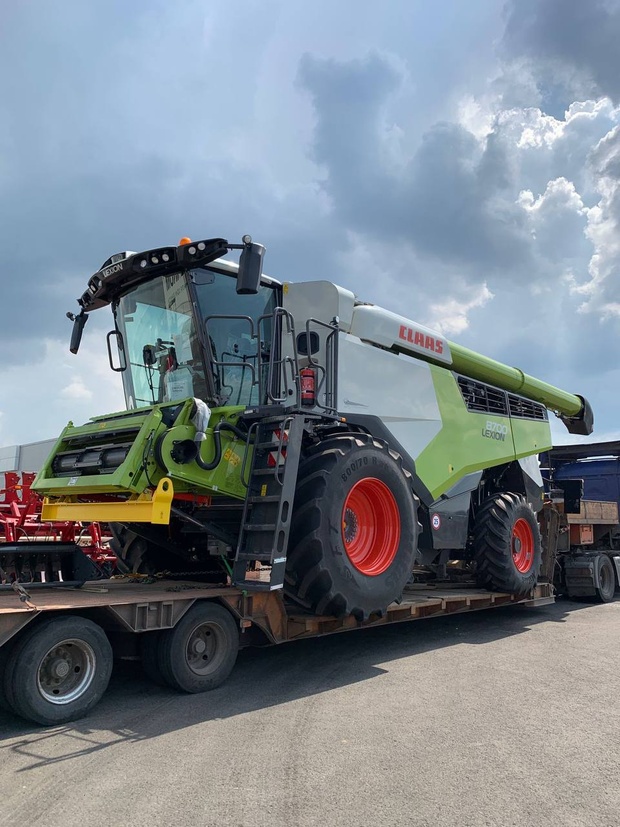 Отгрузка CLAAS LEXION 8700 в хозяйство Тамбовской области.